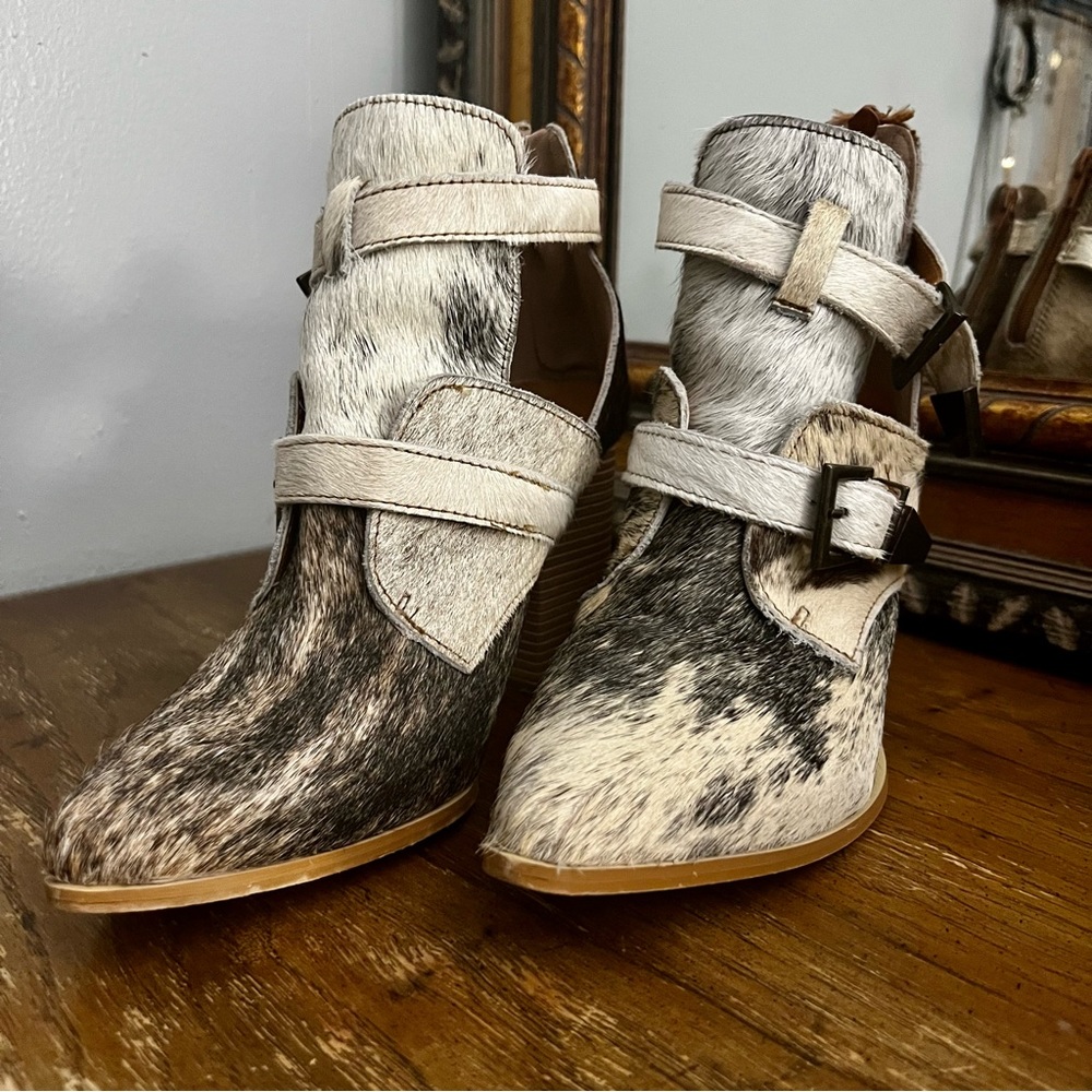 Cowhide boots